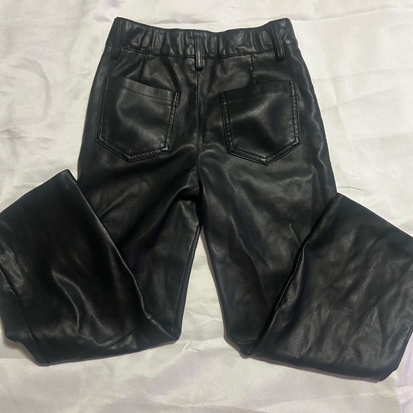 Zara Girl Faux Leather Pants size 8 - Picture 4 of 4